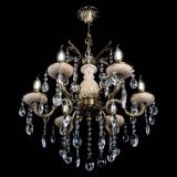 Люстра Алфея №6 с камнем журавлик в Новокузнецке