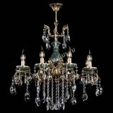 Люстра бронзовая Алфея Малахит №8 баден в Новокузнецке