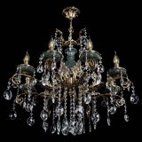 Люстра бронзовая Алфея Малахит №8 баден в Новокузнецке