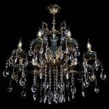 Люстра бронзовая Алфея Малахит №8 журавлик в Новокузнецке