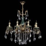 Люстра бронзовая Алфея Малахит №8 звездочка в Новокузнецке