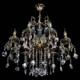 Люстра бронзовая Алфея Малахит №8 звездочка в Новокузнецке