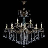 Люстра бронзовая Алфея Малахит №12 шар в Новокузнецке