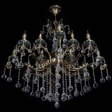 Люстра бронзовая Алфея Малахит №12 шар в Новокузнецке