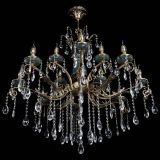 Люстра бронзовая Алфея Малахит №12 журавлик в Новокузнецке