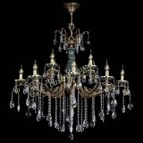 Люстра бронзовая Алфея Малахит №12 звездочка в Новокузнецке