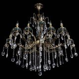 Люстра бронзовая Алфея Малахит №12 звездочка в Новокузнецке