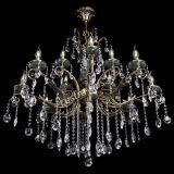 Люстра бронзовая Алфея Малахит №12 звездочка в Новокузнецке