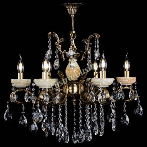 Люстра бронзовая Алфея Оникс №6/2 звездочка в Новокузнецке Люстра бронзовая Алфея Оникс №6/2 звездочка в Новокузнецке