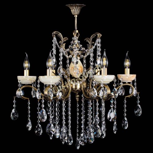 Люстра бронзовая Алфея Оникс №6 звездочка в Новокузнецке Люстра бронзовая Алфея Оникс №6 звездочка в Новокузнецке