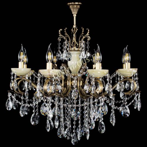 Люстра бронзовая Алфея Оникс №8 звездочка в Новокузнецке Люстра бронзовая Алфея Оникс №8 звездочка в Новокузнецке