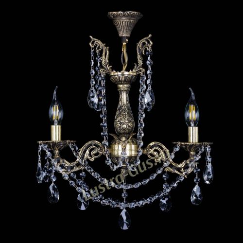 Бронзовая люстра Ариадна №2 Лучик в Новокузнецке Гусь Хрустальный