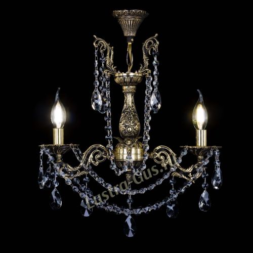 Бронзовая люстра Ариадна №2 Лучик в Новокузнецке Гусь Хрустальный