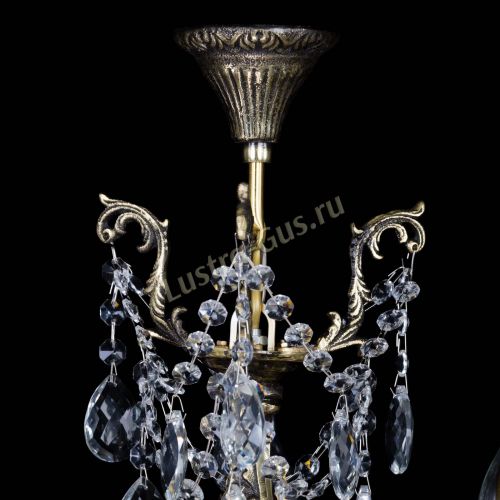 Люстра бронзовая Ариадна №3 Баден в Новокузнецке Гусь Хрустальный