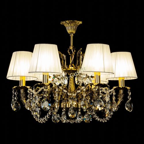 Бронзовая люстра Артемида №2 Прованс в Новокузнецке Гусь Хрустальный