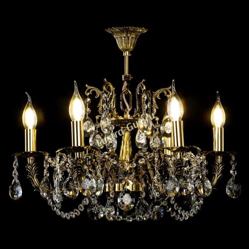 Люстра бронзовая Артемида №2 в Новокузнецке Гусь Хрустальный