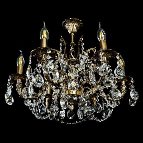 Люстра бронзовая Артемида №2 в Новокузнецке Гусь Хрустальный