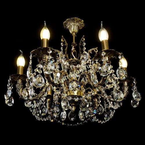 Люстра бронзовая Артемида №2 в Новокузнецке Гусь Хрустальный