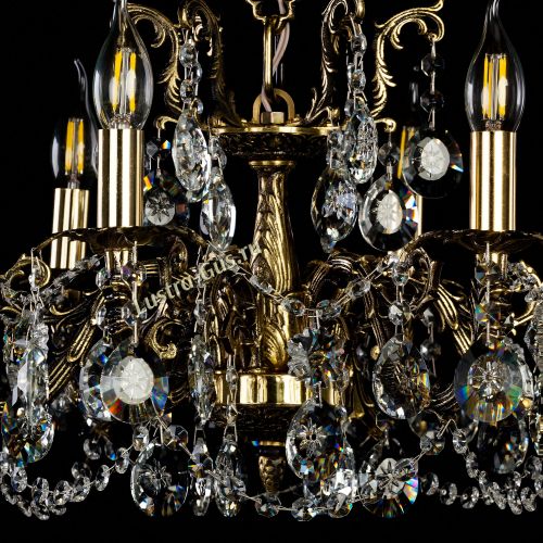 Люстра бронзовая Артемида №2 в Новокузнецке Гусь Хрустальный