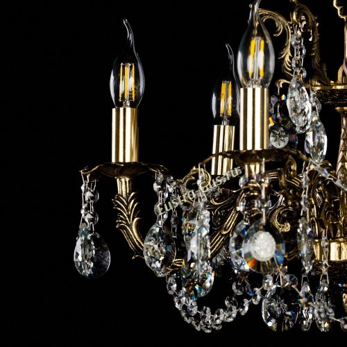 Люстра бронзовая Артемида №2 в Новокузнецке Гусь Хрустальный