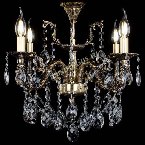 Люстра бронзовая Артемида №4 баден в Новокузнецке Гусь Хрустальный