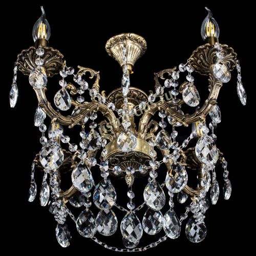 Люстра бронзовая Артемида №4 баден в Новокузнецке Гусь Хрустальный