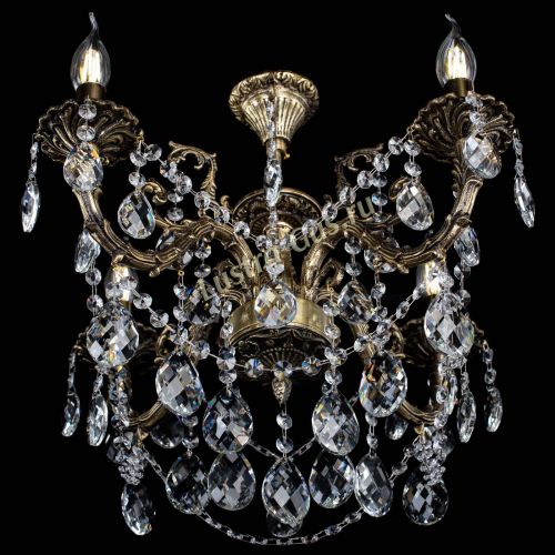 Люстра бронзовая Артемида №4 баден в Новокузнецке Гусь Хрустальный