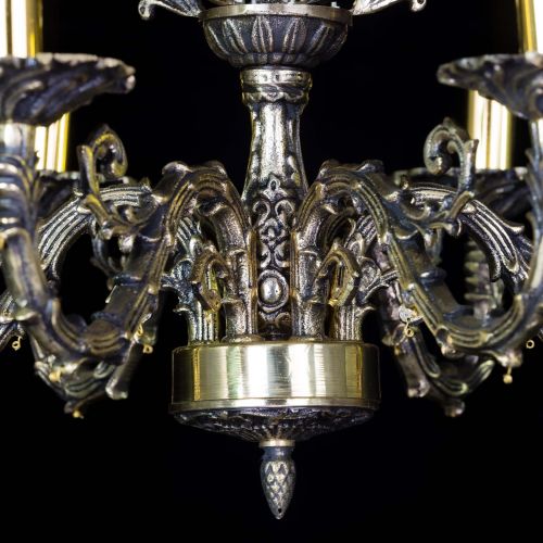 Бронзовая люстра Артемида №6 журавлик в Новокузнецке Гусь Хрустальный