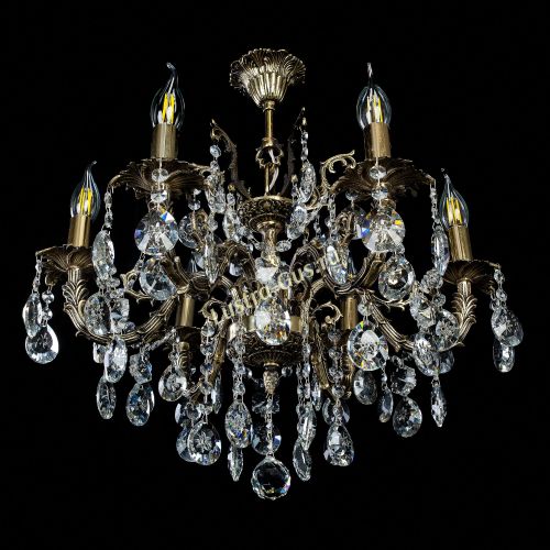 Бронзовая люстра Артемида в Новокузнецке Гусь Хрустальный