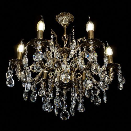 Бронзовая люстра Артемида в Новокузнецке Гусь Хрустальный