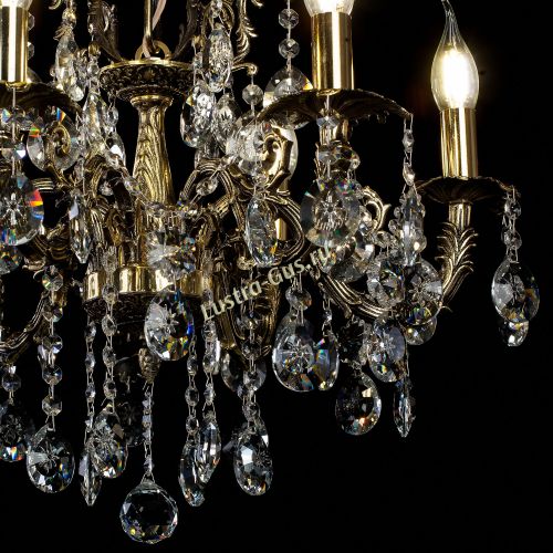 Бронзовая люстра Артемида в Новокузнецке Гусь Хрустальный