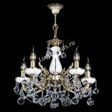 Люстра бронзовая Атланта из мрамора №5/3 Шар в Новокузнецке