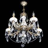 Люстра бронзовая Атланта из мрамора №5/3 Журавлик в Новокузнецке