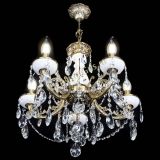 Люстра бронзовая Атланта из мрамора №5/3 Журавлик в Новокузнецке