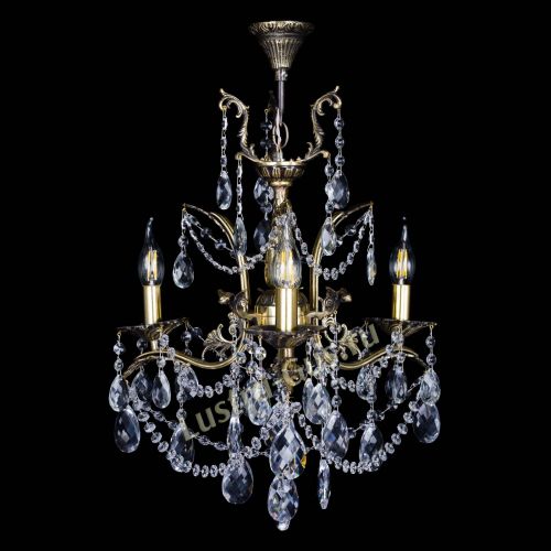 Бронзовая люстра Гелла №3 баден в Новокузнецке Гусь Хрустальный