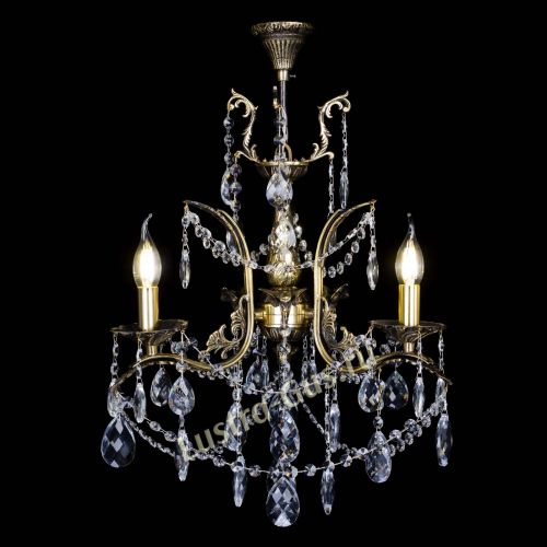 Бронзовая люстра Гелла №3 баден в Новокузнецке Гусь Хрустальный