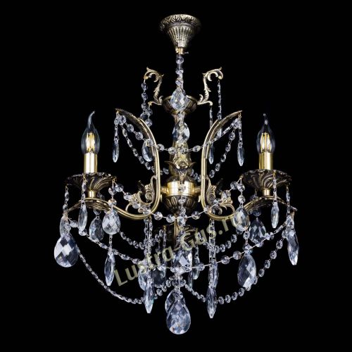 Бронзовая люстра Гелла №3 баден в Новокузнецке Гусь Хрустальный