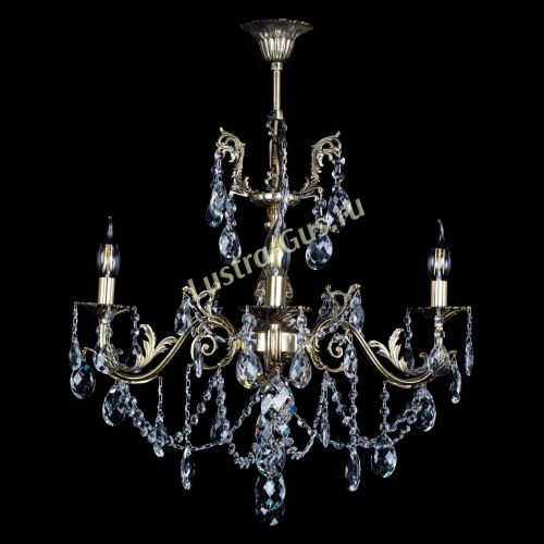 Люстра бронзовая Кассандра №3 баден в Новокузнецке Гусь Хрустальный