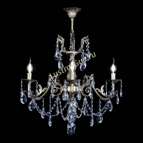 Люстра бронзовая Кассандра №3 журавлик в Новокузнецке Гусь Хрустальный