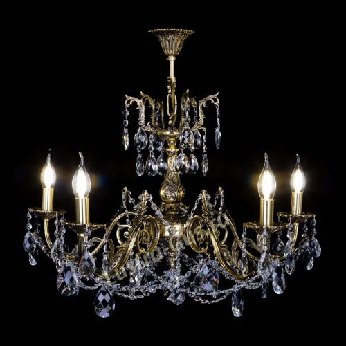 Бронзовая люстра Кассандра №5 баден в Новокузнецке Гусь Хрустальный