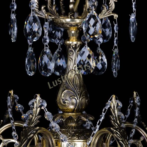 Бронзовая люстра Кассандра №5 баден в Новокузнецке Гусь Хрустальный