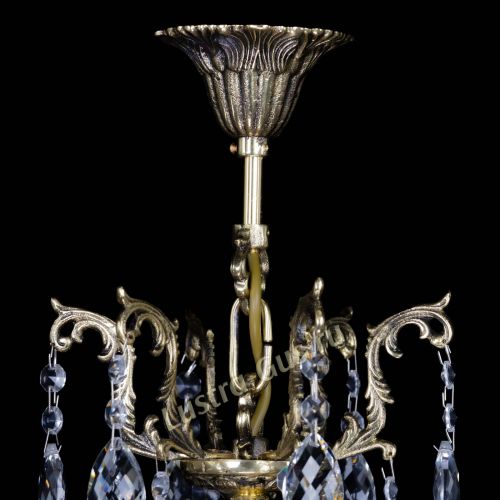 Бронзовая люстра Кассандра №5 баден в Новокузнецке Гусь Хрустальный