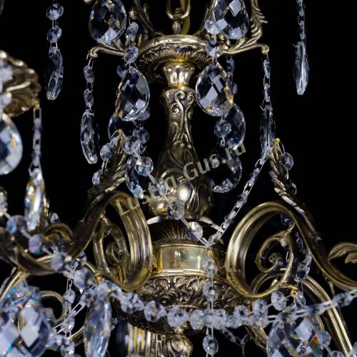 Бронзовая люстра Кассандра №5 баден в Новокузнецке Гусь Хрустальный