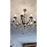 Бронзовая люстра Мелания №8/2 шар в Новокузнецке