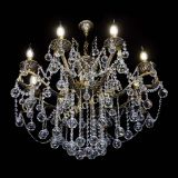 Бронзовая люстра Мелания №8/2 шар в Новокузнецке