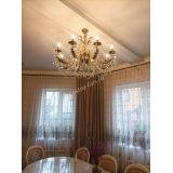 Бронзовая люстра Кассандра №8 шар в Новокузнецке