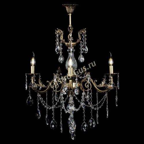 Люстра бронзовая Кассандра Алфея №3/1 баден в Новокузнецке Гусь Хрустальный