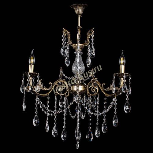 Люстра бронзовая Кассандра Алфея №3/1 журавлик в Новокузнецке Гусь Хрустальный