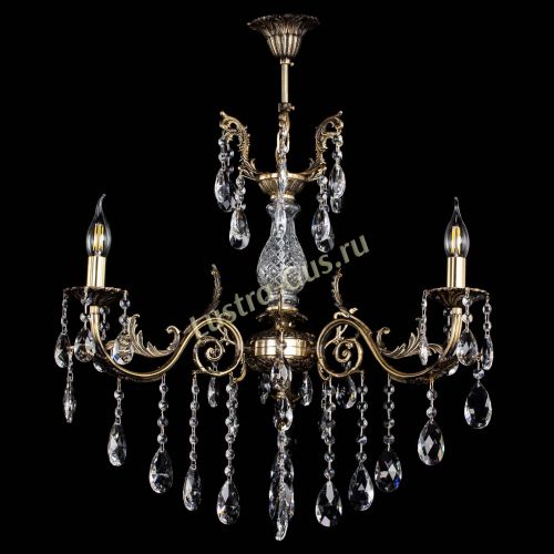 Люстра бронзовая Кассандра Алфея №3/2 журавлик в Новокузнецке Гусь Хрустальный