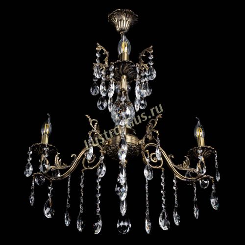 Люстра бронзовая Кассандра Алфея №3/2 журавлик в Новокузнецке Гусь Хрустальный